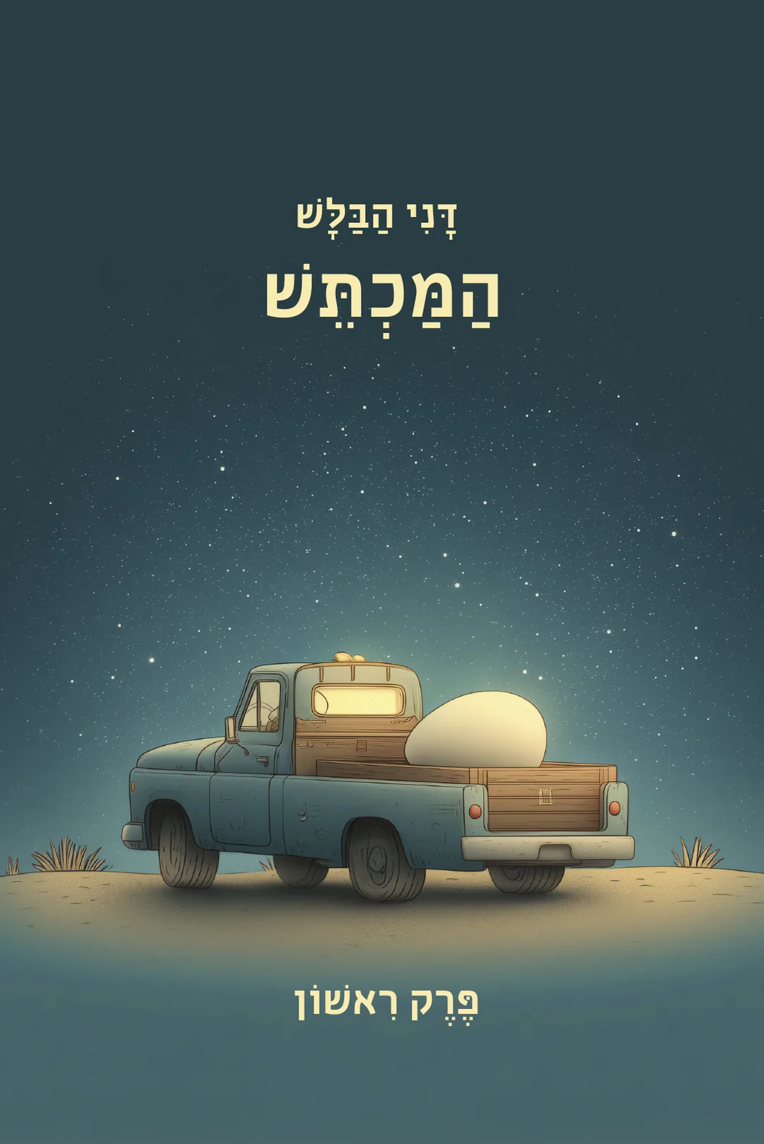 המכתש, פרק ראשון - כריכה